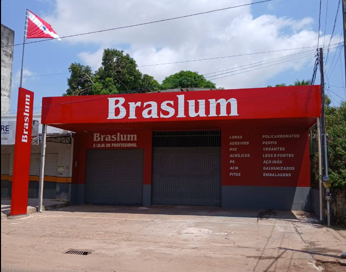 Fachada Distribuidora Braslum em Santarém