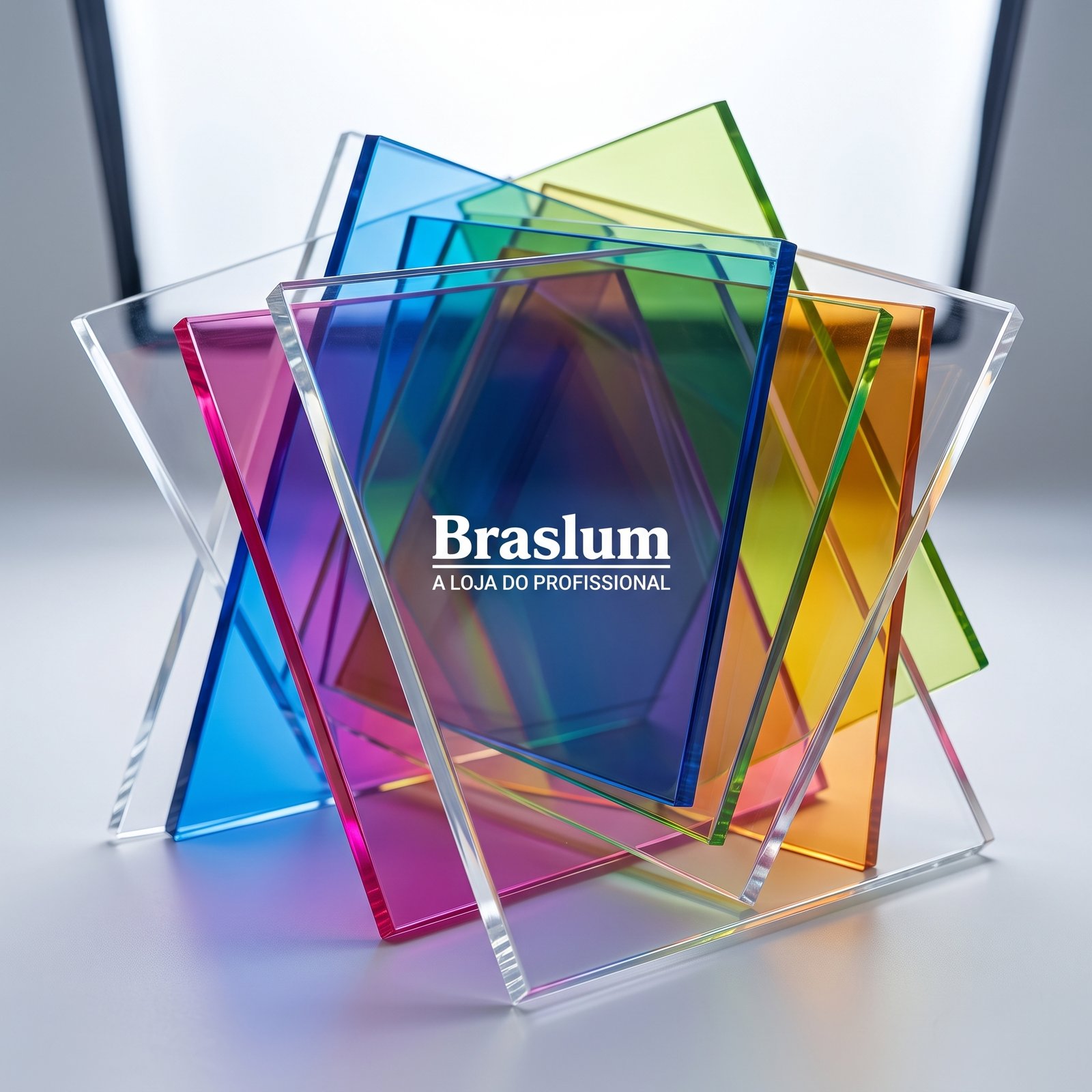 Chapas de Acrílico Cristal e Coloridas